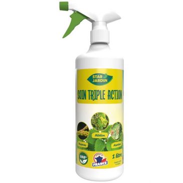 Soin triple actions insectes acariens maladies pae 1l