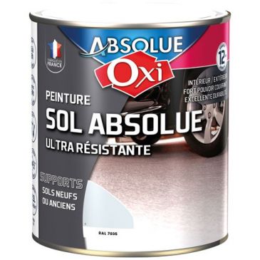 Peinture sol Veloutée 2,5 L Sol Absolue - Gris Clair