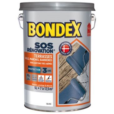 Sos rénovateur terrasse 5l blanc