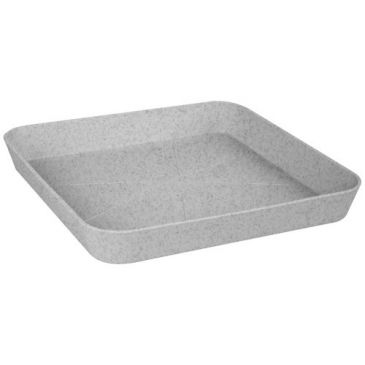 Soucoupe Loft carrée 22cm living ciment