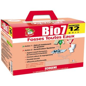 Bio 7 - Fosses toutes eaux - entretien 12 mois