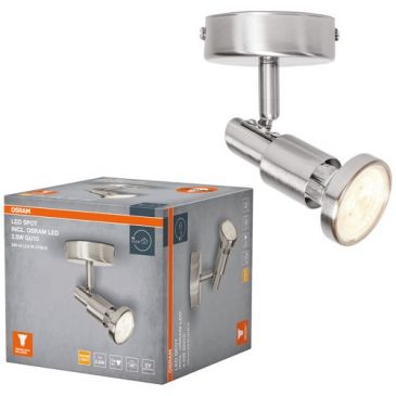 Spot led gu10 1 x 2.6 w chaud chromé