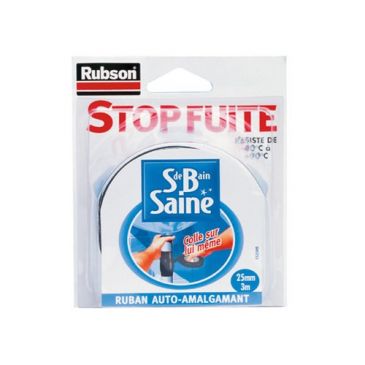 Ruban auto-amalgamant - Stop fuites - 25 mm x 3 m