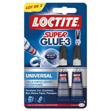 Super glue3 colle liquide 3g x2