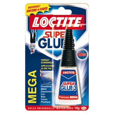LOCTITE Colles Cyanoacrylates SUPERGLUE-3 Précision Max Bouteille 10g Blist