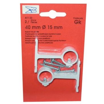 Support alu plastifiécourt 40