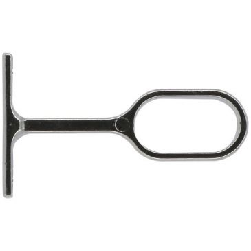 Support - My dressing - 55 mm - axe/mur - 30 x 15 mm - chrome - lot de 2