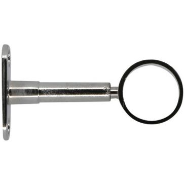 Support réglable - My dressing - 60 à 90 mm - axe/mur - D25 mm - chrome
