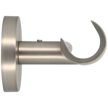 Support ø20mm court ouvert chrome mat 50mm