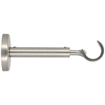support Ø20mm ouvert extensible 110 à 150mm chrome mat