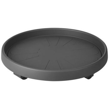 Support plantes à roulettes d.35cm anthracite