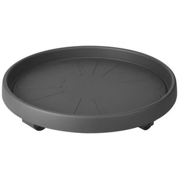 Support plantes à roulettes d.40cm anthracite