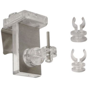 supports clipvit 3 en 1 translucide/chrome x2