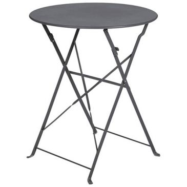 Table Capri pliante stucture acier anthracite