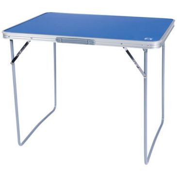 Table de camp 80x60cm h67cm bleue