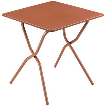 Table pliante Balcony colorblock canyon 70x64cm