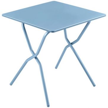 Table pliante Balcony colorblock ciel 70x64cm