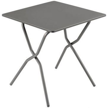 Table pliante Balcony colorblock titane 70x64cm