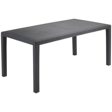Table rectangulaire Joker 6 personnes 138 cm anthracite