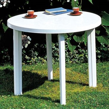 Table ronde diamètre 90cm tondo blanc