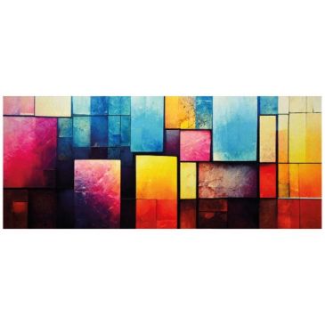 Tapis boston pop 50x120 cm multicolor