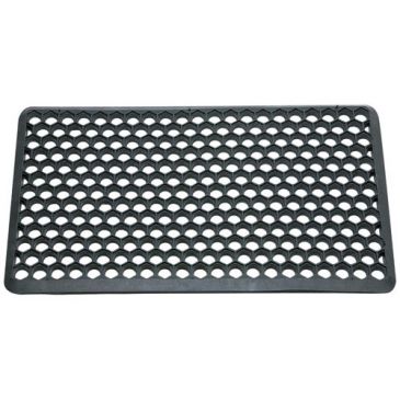 Tapis caillebotis hexagone bords biseautes 40x60cm