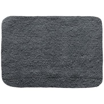 Tapis de bain - 50 x 70 cm - coton - Campus - gris