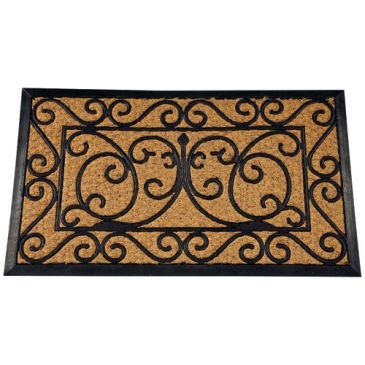 Tapis cuba rectangulaire volute 40x60cm