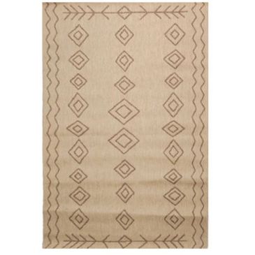 Tapis extérieur laine synthétique 115 x 180 cm marrakech