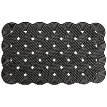 Tapis tresse caoutchouc épaisseur 6mm 45x75cm