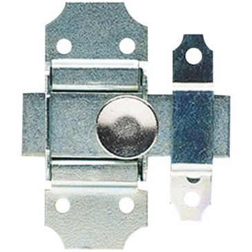 Targette à pêne plat - 40 mm - zingué