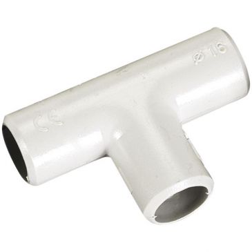 Té IRO - 25 mm² - 103x265x30 mm - lot de 4 - gris