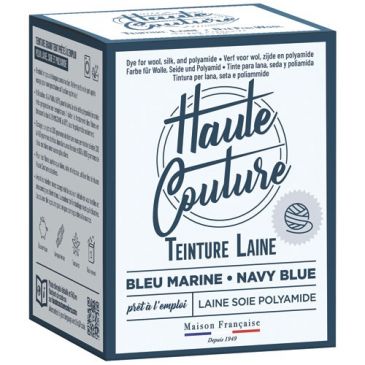 Teinture laine soie polyamide haute couture - bleu marine -300 g