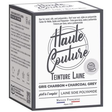Teinture laine soie polyamid haute couture - gris charbon - 300 g