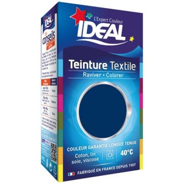 Teinture - liquide - textile - 40 mL - marine