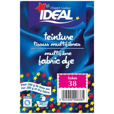 Teinture Idéal multifibres sachet 15g fuchsia