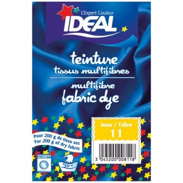 Teinture  multifibres - jaune - sachet de 15 g 