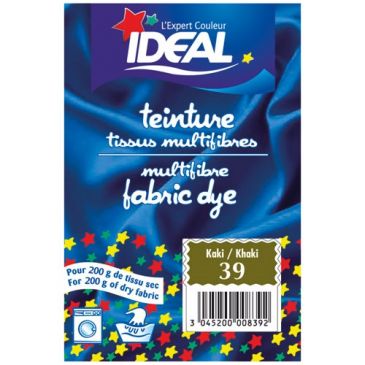 Teinture pour tissu multifibres - 15 g - kaki