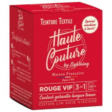 Teinture textile haute couture - roge vif - 350 g