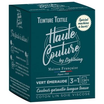 Teinture textile haute couture - vert émeraude - 350 g