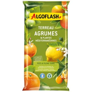 Terreau agrumes et plantes méditerranéennes  - 6 L