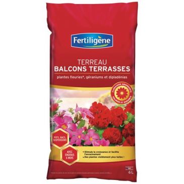 Terreau balcons et terrasses 6l