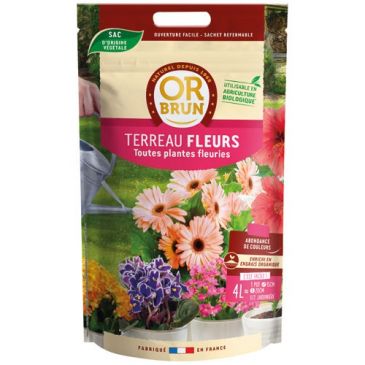 Terreau fleurs 4l