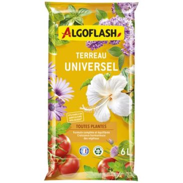 Terreau universel - toutes plantes - UAB - 6 L 
