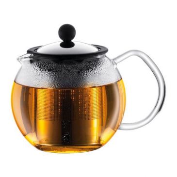 Théière 0,5 L en verre avec filtre inox - Assam