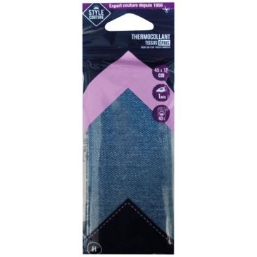 Thermocollant jeans clair 45x12cm