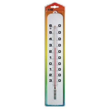 Thermomètre ambian.plas.410x68 bl .993