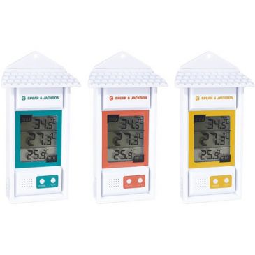 Thermomètre mini maxi digital coloris assortis