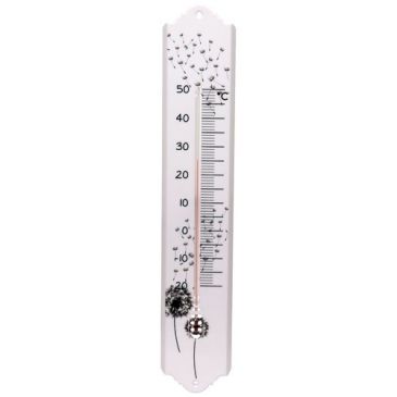 Thermomètre plastique décoré 50cm