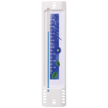 Thermomètre plastique décoré petit modèle 20cm
